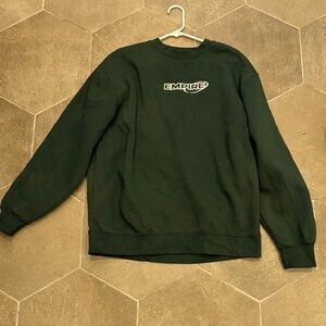 Men's Dark Green Crewneck Sweater